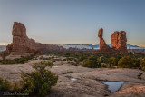 Sunrise at Balanced Rock