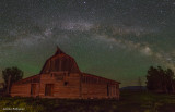 Milky Way over Moulton Barns