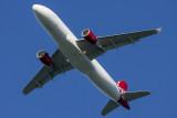 Virgin America Airbus A320-214 Jersey Girl with Sharklets N361VA