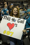 Sidney Crosby fan in San Jose