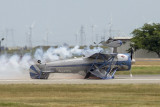5/4/2014  Eddie Andreinis Stearman (Boeing) PT-13D E75 crashes upside down on the runway