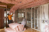 Installing Owens Corning EcoTouch Pink Fiberglas Insulation with PureFiber Technology
