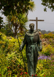 statue of Blessed Junipero Serra from  Mission Carmel Catholic church _MG_2552.jpg