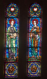 Stained glass windows of St Luke and St John at St Philip Catholic church Pasadena CA _Z6A4609.jpg