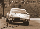 84-Hour Race, 1970 Marathon de la Route 914-6 GT Gerard Larrousse Signed Photo 2