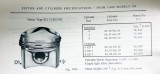 Type 911S (901 / 02) Piston & Cylinder Specifications (from 1968 Models on)