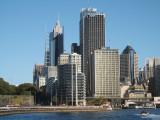 Narrow view of Sydney CBD