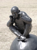 Wang Shugang: #38: Man on ball (one of five)