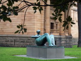 Sculpture outside the Art Gallery