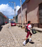 Trinidad cobbled street