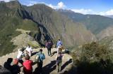 near the top of Huayna Picchu