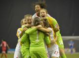 Canada celebrated 1:0 over North Korea