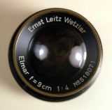 Prewar Leica 90mm f/4 Elmar