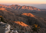 Sunset from Keys View in Joshua Tree National Park