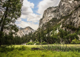 View from the Zumwalt Meadow Trail in Kings Canyon National Park