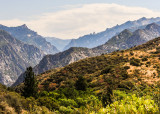 The Kings River Canyon from the Junction View along the Kings Canyon Scenic Byway
