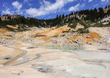 Boiling pond in Bumpass Hell in Lassen Volcanic National Park
