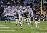 GT WR Smelter leaps to pull in a key fourth quarter pass over two Pitt defenders
