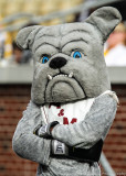 Alabama A&M Bulldogs Mascot on the sidelines