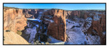 Junction of Del Muerto and Black Rock Canyons as seen from the Antelope House Overview in Canyon de Chelly National Monument