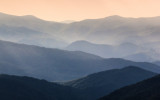 Early morning view in Great Smoky Mountains National Park