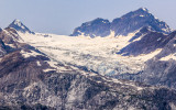 A mountain glacier in Glacier Bay National Park