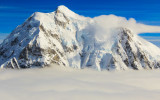 Mount Foraker summit above the clouds
