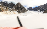 Seconds from touchdown on the Ruth Amphitheater on Mount McKinley