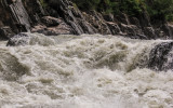 The Devils Horn, class four wall of water on the Chulitna River