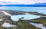 Approach to Port Alsworth in Lake Clark National Park