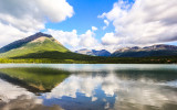 Reflection of Tanalian Mountain in Lake Clark National Park