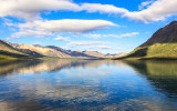 Twin Lakes from Dick Proenneke’s cabin in Lake Clark National Park