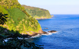 Rocky coastline along the Road to Hana