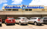 Starkist Samoa Company building in the Port of Pago Pago in American Samoa