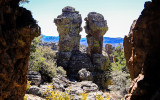 Punch and Judy formation along the Heart of Rocks Loop Trail in Chiricahua National Monument