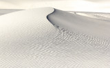 Shadows on the crown of a dune in White Sands National Monument