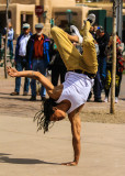 Dancer performs in Santa Fe Plaza