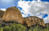 La Ventana Natural Arch and surrounding area in El Malpais National Monument