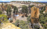 The box canyon from the top of the mesa in El Morro National Monument