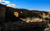 Sunlight through a doorway at Lowry Pueblo in Canyon of the Ancients National Monument