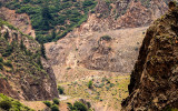 16% grades of the East Portal Road into the canyon in Black Canyon of the Gunnison National Park