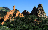 Rock formations in the Garden of the Gods