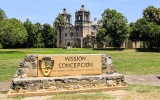 Site of Mission Concepcion in San Antonio Missions NHP