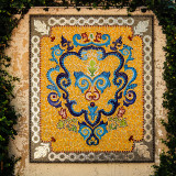 Tile mosaic along the San Antonio River Walk