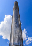 Riverfront tower and clouds in Chattanooga Tennessee