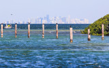 Miami as seen from Boca Chita Key in Biscayne National Park