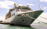 Cruise ship docked in Key West