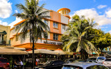 Waldorf Tower Hotel along Ocean Drive on South Beach