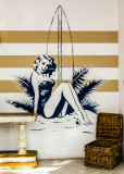 Artwork on the side of a building on South Beach