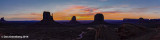Monument Valley Sunrise Pano